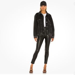 Free People Spitfire vegan leather pants